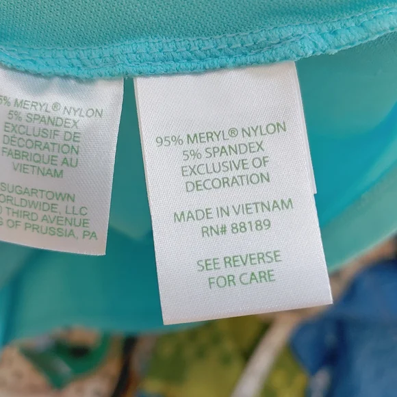 Lilly Pulitzer Luxletic Martina Polo Celestial Blue Top Sz XS. Like NEW!! - Picture 7 of 8